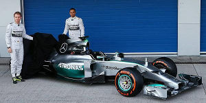 Foto zur News: Mercedes spitzt den Silberpfeil: Das ist der W05