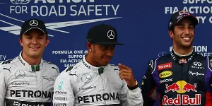 Foto zur News: Pole in Melbourne: Hamilton bestätigt Favoritenrolle