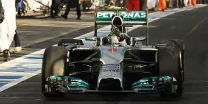 Foto zur News: Mercedes bejubelt 100. Formel-1-Sieg durch Rosberg