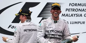 Foto zur News: Vettel chancenlos: Mercedes-Doppelsieg in Malaysia