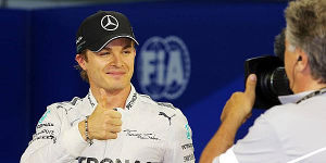 Foto zur News: Erstes Silberduell an Deutschland: Rosberg hängt Hamilton ab