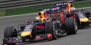 Foto zur News: Ricciardo riecht am Podium, Vettel kämpft mit seinem &quot;Bock&quot;