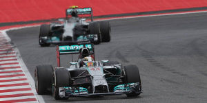Foto zur News: Die Krux bei Mercedes: Einer ist schneller, der Andere