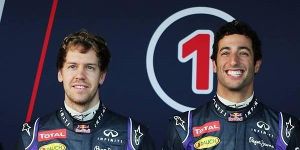 Foto zur News: Ricciardo piesackt Vettel: &quot;Er muss was tun für sein Geld&quot;