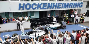 Foto zur News: Mercedes jubelt in Hockenheim: &quot;Stolz, den Stern zu tragen&quot;