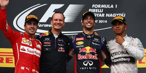 Foto zur News: Ricciardo: &quot;Der zweite Sieg ist so schön wie der erste!&quot;