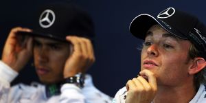 Foto zur News: Hamilton #AND# Rosberg: Rabauken aus der ersten Reihe