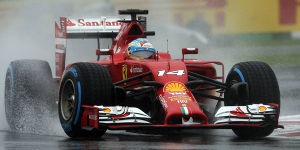 Foto zur News: Nullnummer für Ferrari im Regen von Suzuka