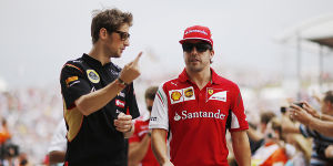 Foto zur News: Formel-1-Live-Ticker: Alonso und Grosjean: Lotus im Fokus