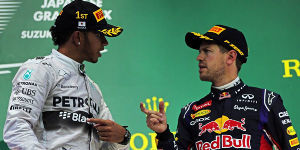 Foto zur News: Vettel: Hamilton ist der schnellere Mercedes-Pilot