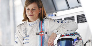 Foto zur News: Ausgeplaudert: Susie Wolff testet für Williams in Barcelona
