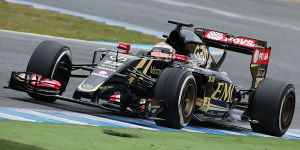 Foto zur News: Besser spät als nie: Maldonado mit Lotus-Testauftakt