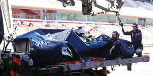 Foto zur News: Toro Rosso: Lehrbulle wirft Musterschüler Sainz ab