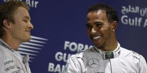 Foto zur News: Rosberg und Hamilton: Gute Erinnerungen an Bahrain
