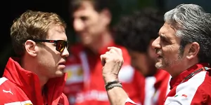 Foto zur News: Schumacher und Vettel: Nur den Arbeitseifer gemeinsam