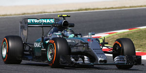 Foto zur News: Formel 1 Barcelona 2015: Rosberg fährt die schnellsten