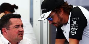 Foto zur News: Boullier: &quot;Geht es uns 2016 gleich, wird Alonso verrückt&quot;
