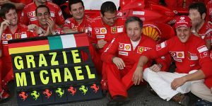Foto zur News: Formel-1-Live-Ticker: Wie wichtig Schumacher für Ferrari war