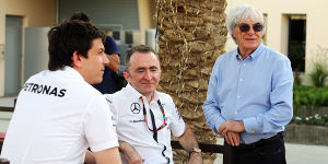 Foto zur News: Bernie Ecclestone dementiert TV-Bann gegen Mercedes