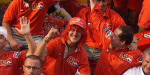 Foto zur News: Schumacher und der Mythos Ferrari: &quot;Interessierte ihn nicht&quot;