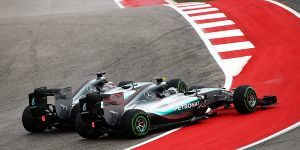 Foto zur News: Lewis Hamilton: Manöver gegen Nico Rosberg &quot;keine Absicht&quot;