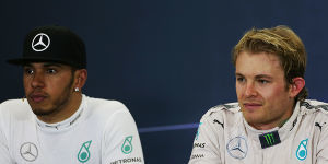 Foto zur News: Sao Paulo: Hamilton #AND# Rosberg schießen wieder