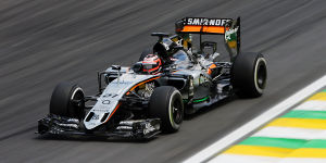Foto zur News: Force India jubelt: Starker sechster Platz für Nico