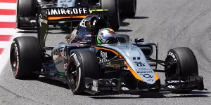 Foto zur News: Force India: Note 8,8 für Sergio Perez und Nico Hülkenberg