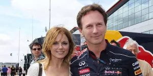 Foto zur News: Christian Horner und Spice Girl turteln: &quot;Sind