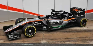 Foto zur News: Formel-1-Autos 2016: Force India enthüllt den VJM09