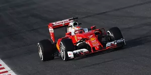 Foto zur News: Formel-1-Tests Barcelona: Ferrari auch mit Räikkönen vorne