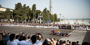 Foto zur News: Video: So rast die Formel 1 im Juni durch Aserbaidschan