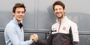 Foto zur News: Romain Grosjean: Mentor für Schweizer Hoffnung Deletraz