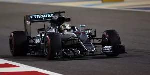 Foto zur News: Lewis Hamilton gibt zu: Nico Rosberg ist in Bahrain Favorit