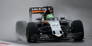 Foto zur News: Schrecksekunde für Nico Hülkenberg: Plötzlich ist das Rad