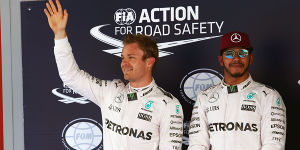 Foto zur News: Mercedes: Hamilton schlägt mit Rosberg-Abstimmung zurück