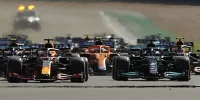 Foto zur News: Sprintqualifying: Warum Hamilton von Verstappen überholt wurde