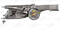Foto zur News: Formel-1-Technik: Was das Ferrari-Getriebe mit der Nase zu tun hat