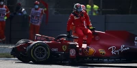 Foto zur News: Sainz über Monza-Crash: Muss mich im Training zurücknehmen
