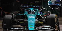 Foto zur News: Aston Martin: Neue Rückspiegel für zweiten Formel-1-Test in Bahrain