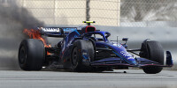 Foto zur News: F1-Test Bahrain: Vettel-Defekt, Williams-Explosion &amp; rosa Bestzeit