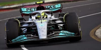 Foto zur News: Warum leuchtete es unter dem Mercedes von Hamilton orange?