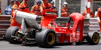 Foto zur News: Nach Crash mit Lauda-Ferrari: Leclerc will historische F1-Fahrten überdenken