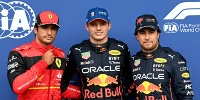 Foto zur News: F1-Qualifying Belgien: Verstappen Schnellster, aber Sainz auf Pole!