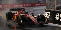 Foto zur News: F1-Training Singapur: Leclerc bei Starkregen klar vor Verstappen