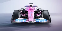 Foto zur News: Alpine auch 2023 mit zwei verschiedenen Designs: Die ersten drei Rennen in Rosa