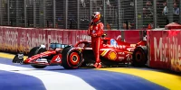 Foto zur News: "Fahrfehler": So erklärt Carlos Sainz seinen Unfall beim Singapur-Qualifying