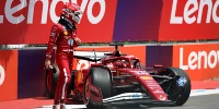 Foto zur News: Charles Leclerc entschuldigt sich bei Ferrari: &quot;Es war ein sehr dummer Unfall&quot;