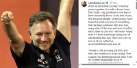 Foto zur News: Instagram: Erstes offizielles Statement von Horner nach dem Rauswurf!