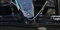 Foto zur News: Erster Blick auf 2026: Mercedes testet spektakulären beweglichen Frontflügel